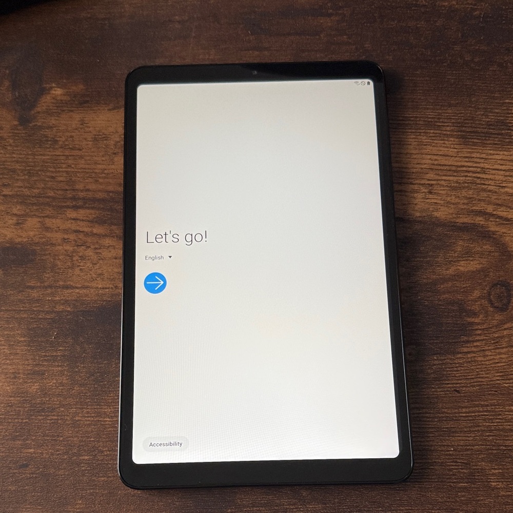 Samsung Black Tablet with Touchscreen Display